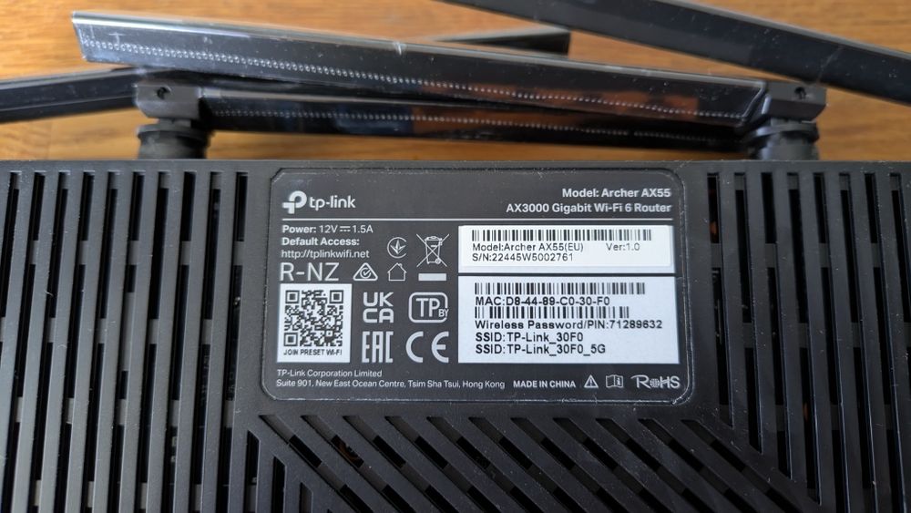 Router Wi-Fi 6 AX3000 TP-Link Archer AX55 USB