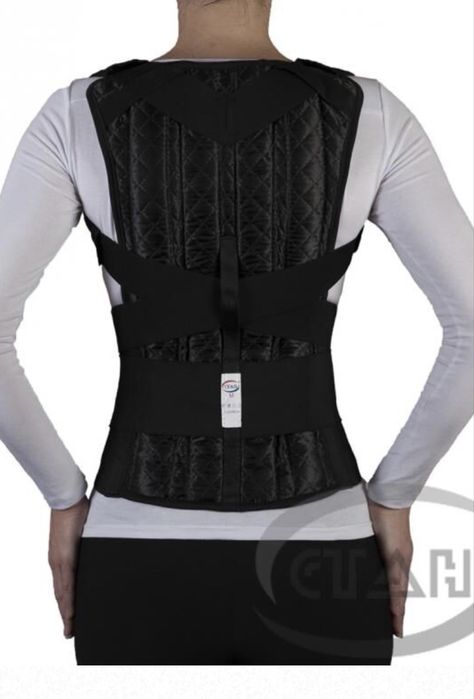 Корсет грудопоперековий з 4-ма металевими пластинами (дитячий)