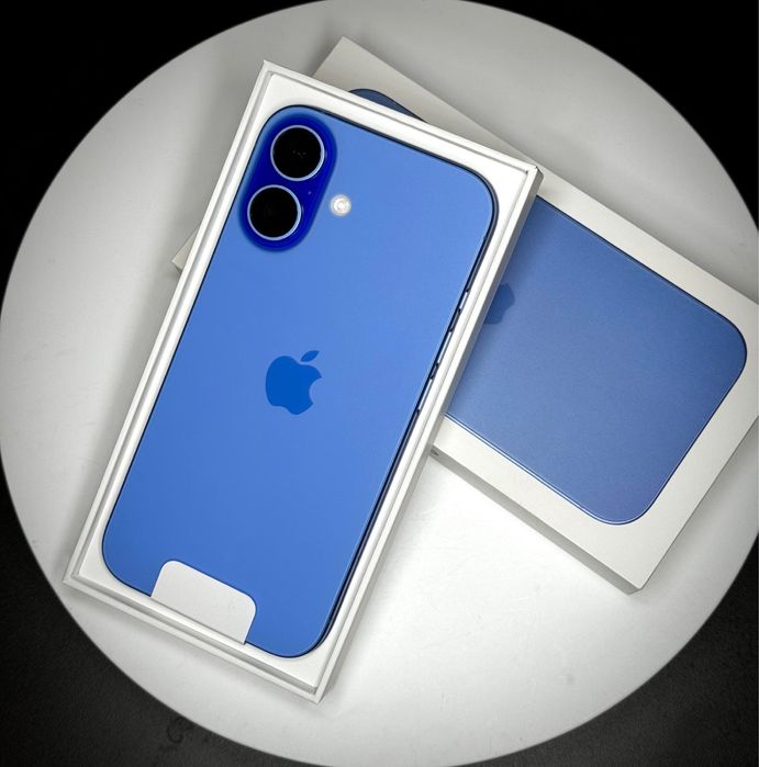 Apple iphone 16 128gb ultramarine open box 100% bateria gw apple