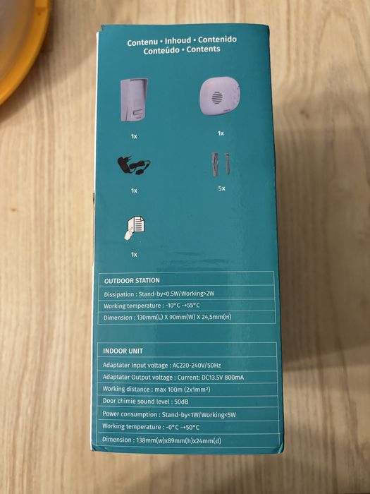 Audio-porteiro mãos livres Chacon