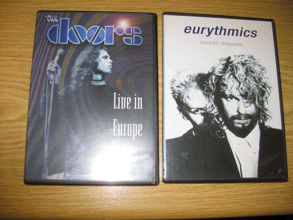 9 Grandes concertos em DVD: Beegees-Diana Krall-Doors-Eurythmics-Joe Cocker-Lou Reed-Sinead O,Conner-Tina Turner-Lightning in a Bottle.