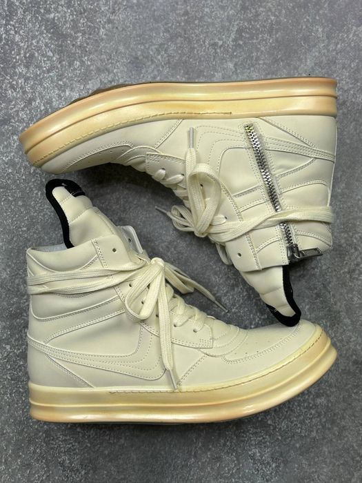 Rick owens jambo dunk 2008 white білі кросівки кроссовки кеди 44 43 42 41