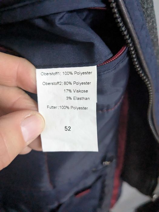 Walbusch kurtka ocieplana granatowa rozm. L / 52