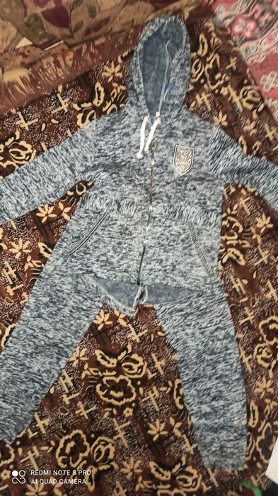 Теплый костюм для девочки