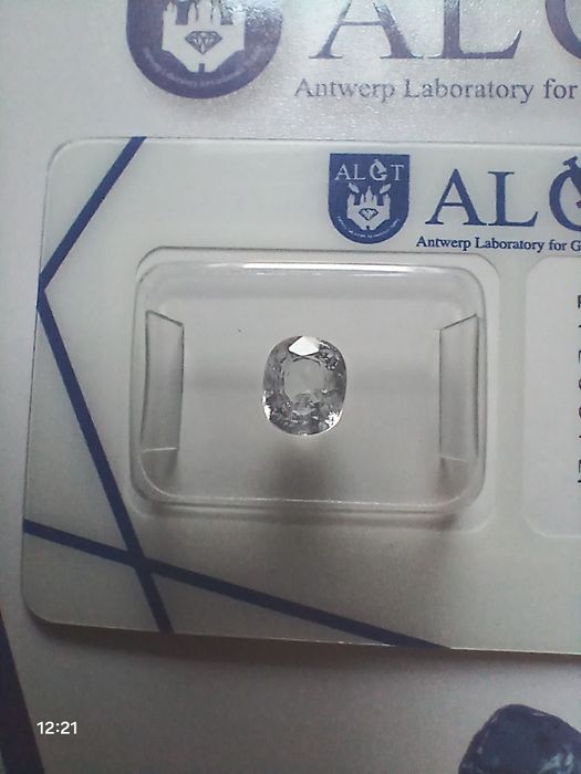 Kamień Szafir bezbarwny 1, 22 ct