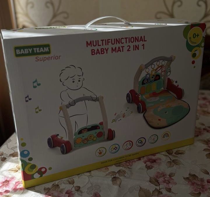Килимок ігровий - ходунки 2 в 1.