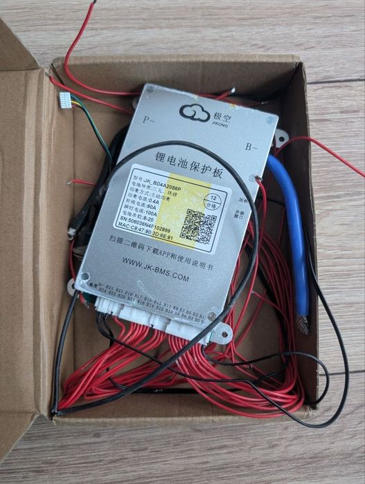 Смарт Бмс JIKONG JK-BD6A24S4P 7-24S 60А пік 100А  0,6А  з дефектом