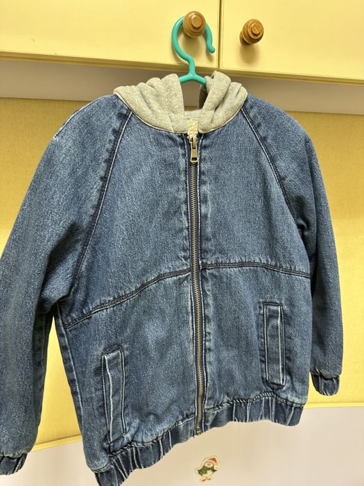 Куртка джинсова шерпа Zara