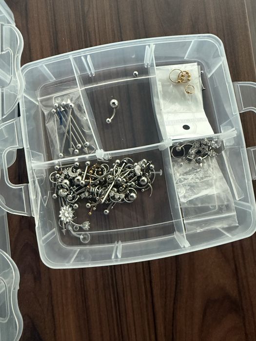 Lote Completo de Material e Acessórios para Piercing