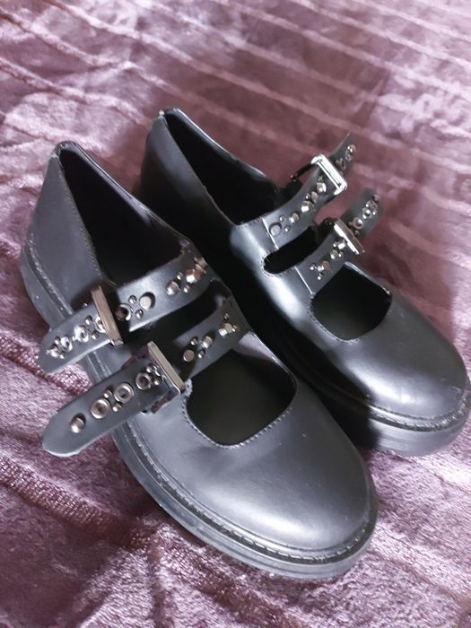 Мері Джейн туфлі Bershka Flat mary jane shoes 39