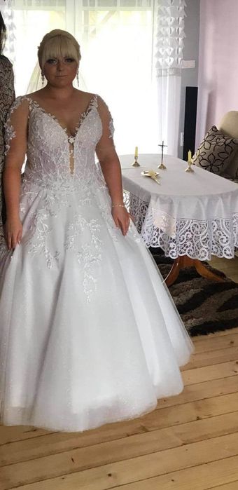 Suknia ślubna 165 cm lub 7/8