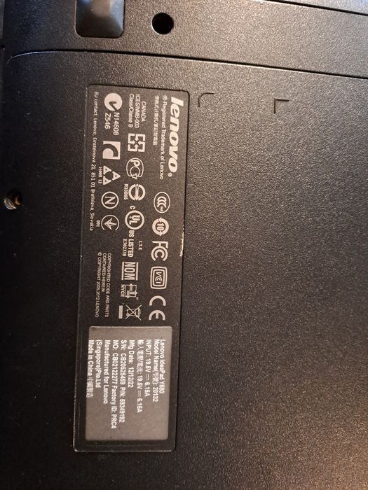 Laptop lenovo ideapad y580