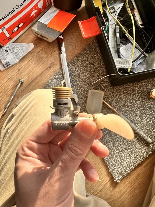 Silnik modelarski EGA PRL zabytkowy