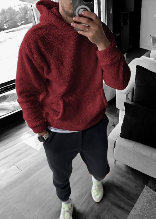 Худі з плюшевого матеріалу