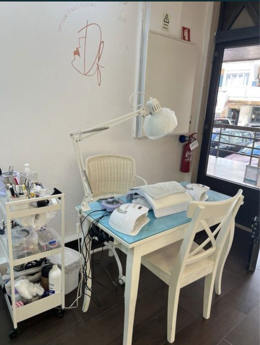 Cadeira mesa de manicure, pedicure unhas de gel, gelinho, acrilico