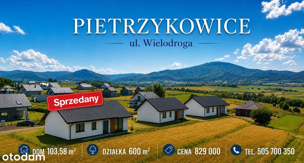 Dom parterowy Pietrzykowice /Beskid Żywiecki /Jezioro Żywieckie
