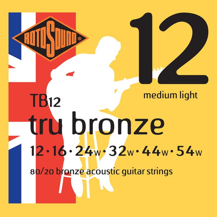 Rotosound TB12 Tru Bronze 12-54 – struny do gitary akustycznej
