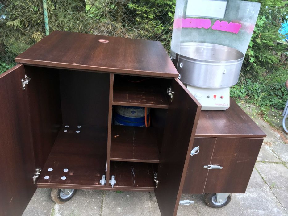 Wózek gastronomiczny Wata cukrowa Popcorn Gotowy Biznes Imprezy Festyn