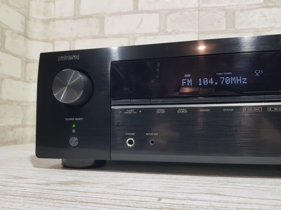 7.2 AV ресивер DENON AVR X1700,+1,7*145Вт Wi-Fi 8K, Bluetooth,Spotify