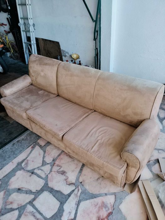 Sofá Cama - Camurça Bebe - 2.20x80