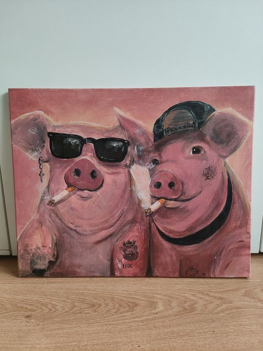 Obraz akrylowy 40x50  'Goodpigs'