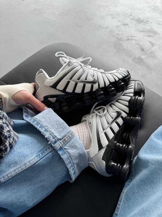 !SALE! Nike Shox TL Black/White 36 37 38 39 40 41 42 43 44 45 найк шокс тл