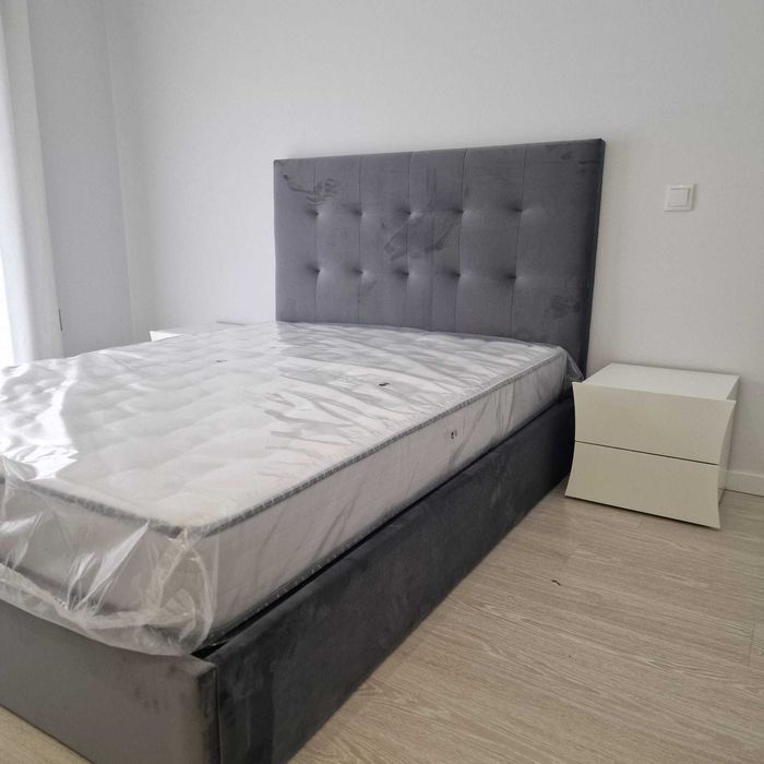 Camas de Casal Estofadas de Luxo 199€ Disp. em Várias Cores! 190x140m!