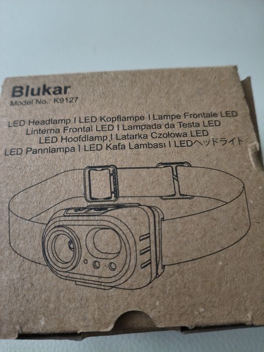 Latarka czołowa  Blukar na USB