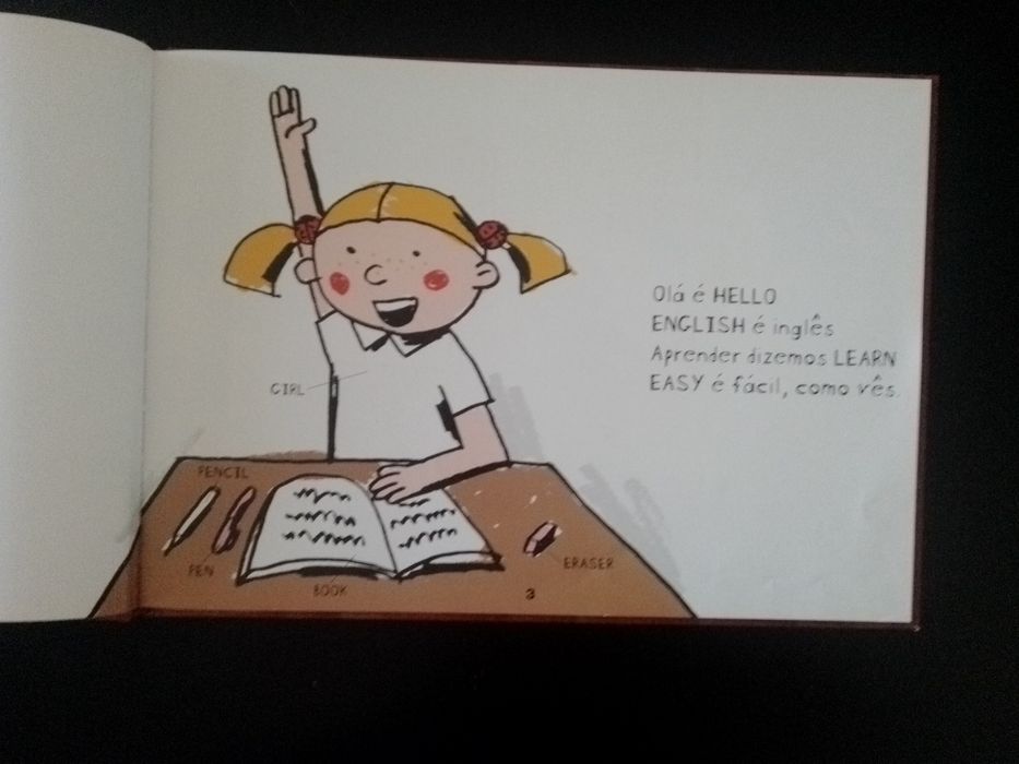 Livro com rimas em inglês