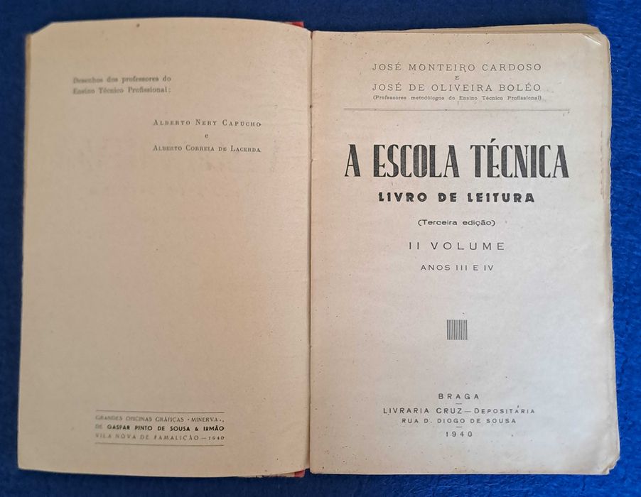A Escola Técnica Livro de Leitura - 1940