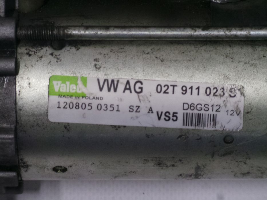 Motor De Arranque Audi A3 Ref: 02T9110235