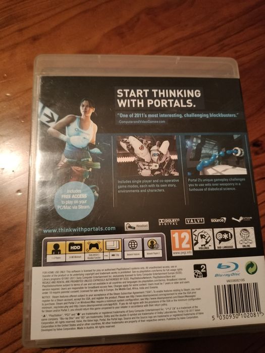 Portal 2 - PlayStation 3 (PS3) Game64552480694018121