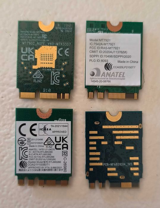 Placas de rede Wi-Fi 6E / 6