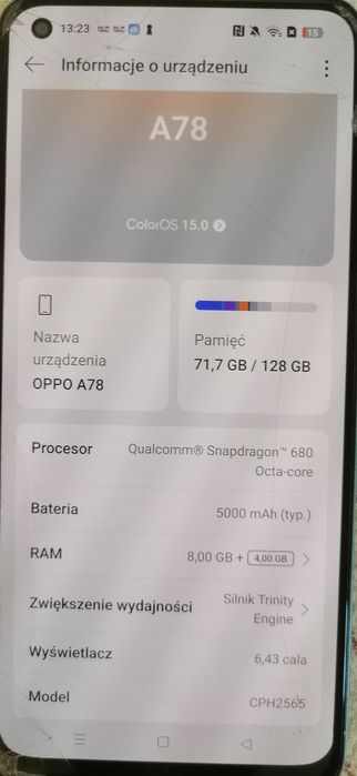 Sprzedam telefon Oppo A78