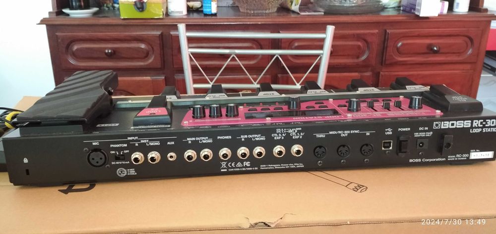 Loop station BOSS RC 300 como nova