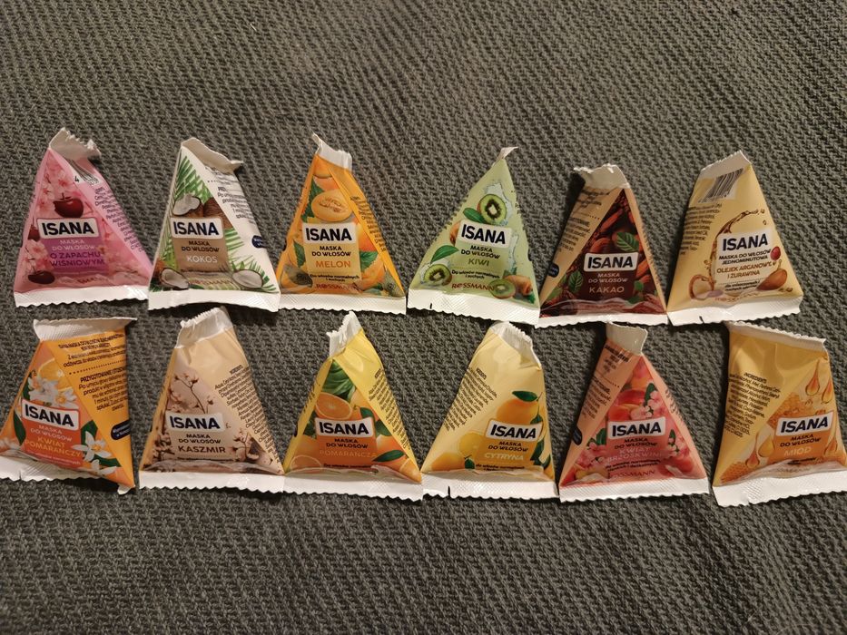 Maseczki Isana piramidki 12 sztuk