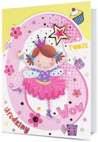 Karnet B6 Urodziny 6. Pan Dragon