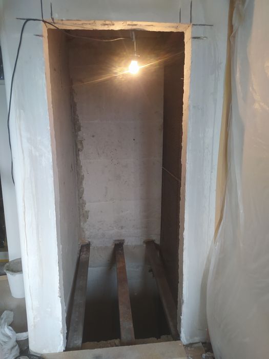 Кладовка в шахте лифта, Демонтаж сантехкабин Алмазная резка, сверление