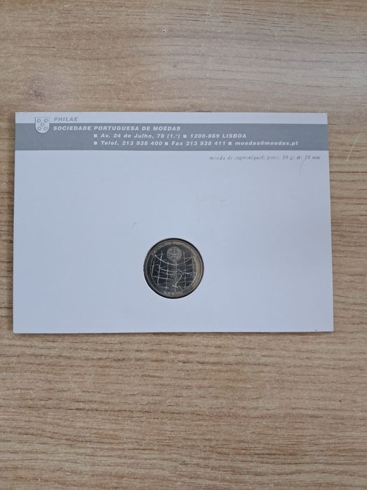 Moedas comemorativas de 2 euros e 2,50 euros