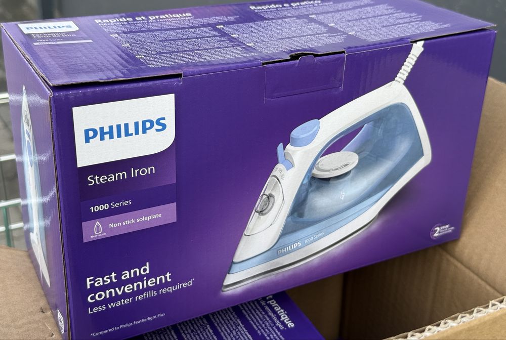 Philips DST1030/20 Żelazko parowe 2000W biało niebieskie, nowe, Wrocław