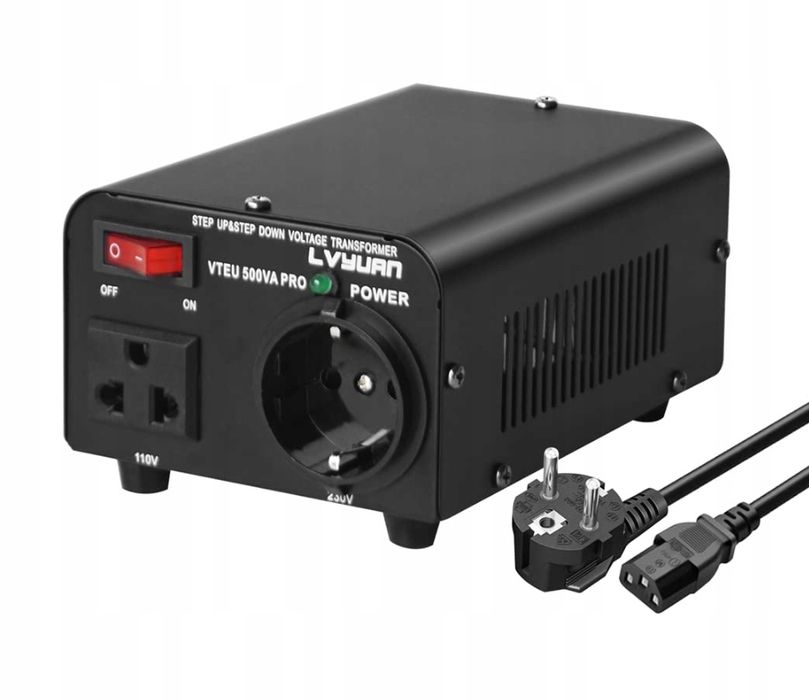 Transformator Napięcia 500 V, 230 V 500 W Uszkodzony