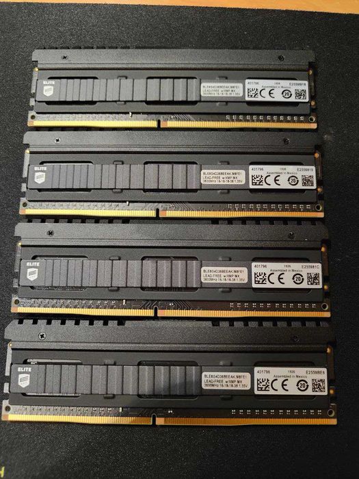 Оперативна память Crucial Ballistix Elite DDR4 2x8 16 Gb Гб 3600C16