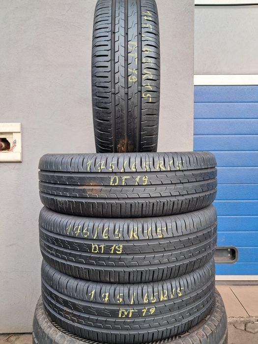 Opony używane 4x 175/65R15 Continental EcoContact 6 Lato Gwarancja