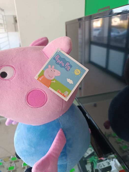 Novidade:Peluche George Peppa Pig 40cm(31cm sentado)