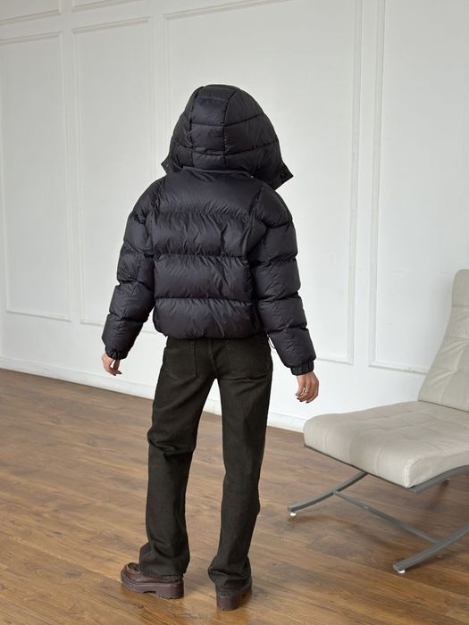 Жіноча пухова куртка ПУФЕР ТОП ‼️ЗИМА до-20‼️ шоколад чорна графіт ОПТ