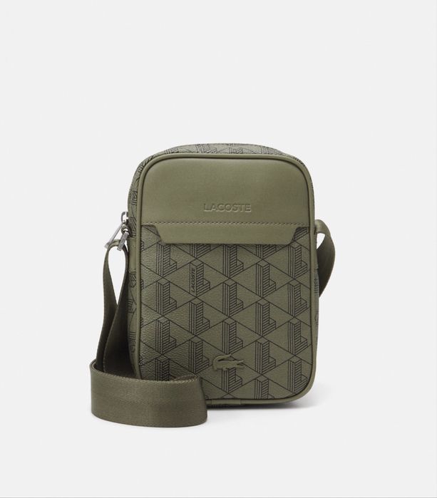 Torba na ramię ciemnozielona Lacoste Messenger Bag Nowa z metkami