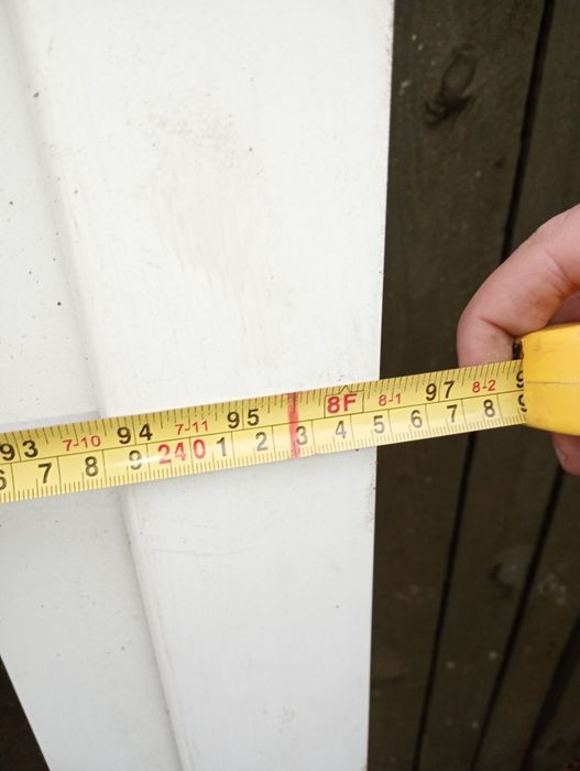 Okno 245 x 145 cm pcv polecam!