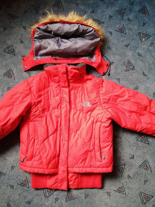 Kurtka zimowa The north face czerwona s 36 38 40