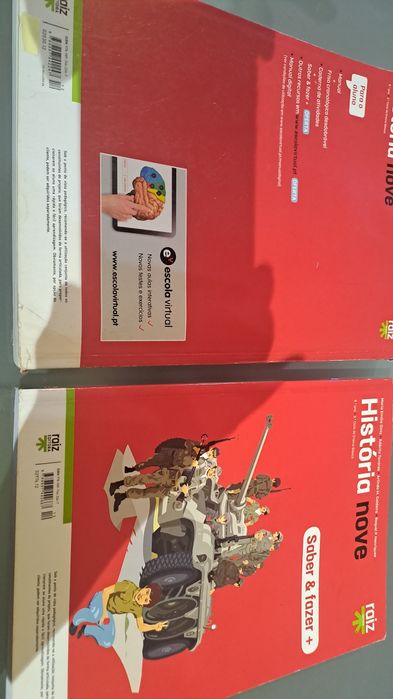 Manual aluno e caderno atividades historia nove