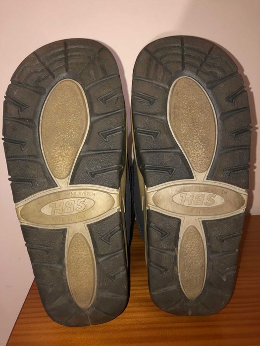 Botas snowboard em bom estado